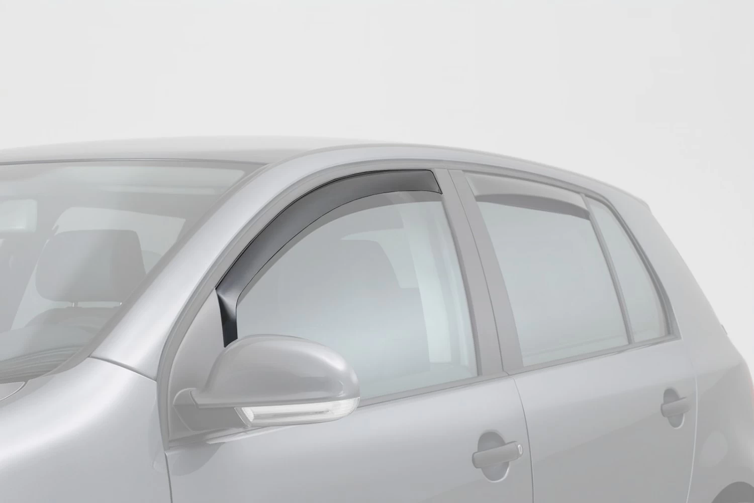 Side Window Deflectors BMW 5 Series (G30) 2017-2023 4-door Saloon Front Doors - Dark Transparant