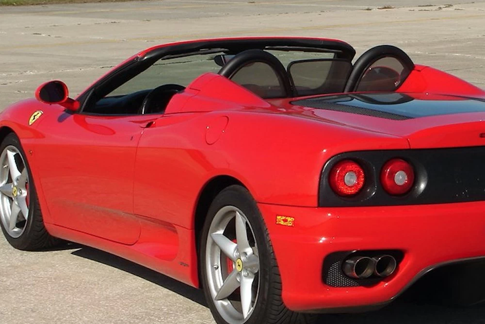 Wind Deflector Ferrari 360 Spider (Type F131) 1999-2004 Black - Afbeelding 4