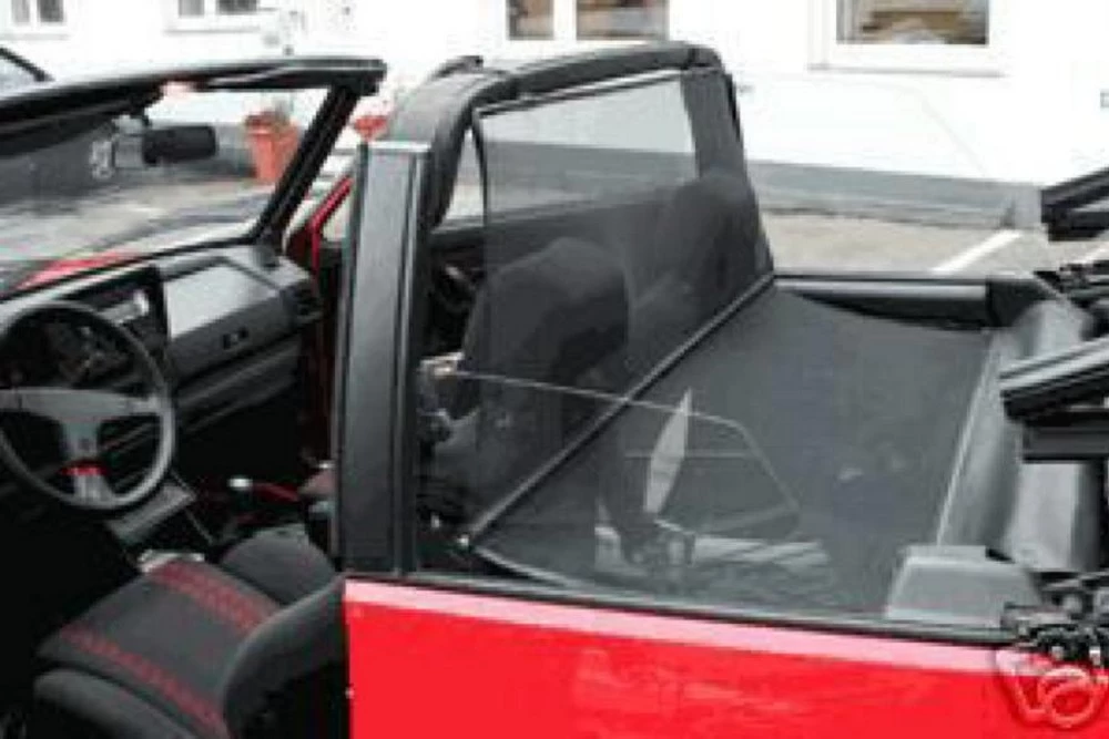 Wind Deflector Volkswagen Golf I Cabriolet (Typ 155) 1979-1993 Black - Afbeelding 4