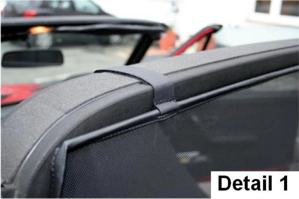Wind Deflector Volkswagen Golf I Cabriolet (Typ 155) 1979-1993 Black - Afbeelding 5