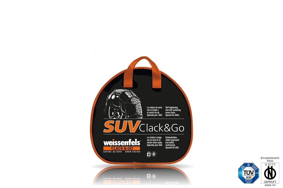 Snow Chains 225/55 R19 - Weissenfels Clack & Go SUV - RTS 109 Set 2 Pieces - Afbeelding 2