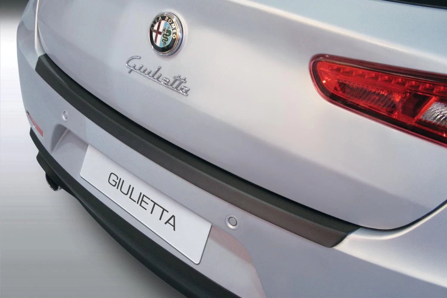 Rear Bumper Protector Alfa Romeo Giulietta 2010-2020 3 & 5-door Hatchback ABS - Matt Black