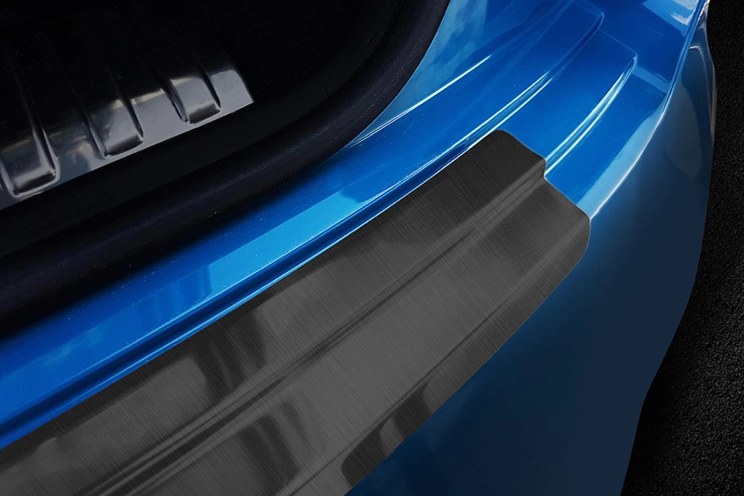 Rear Bumper Protector Audi E-tron (GE) 2018-2022 Stainless Steel Anthracite - Afbeelding 2