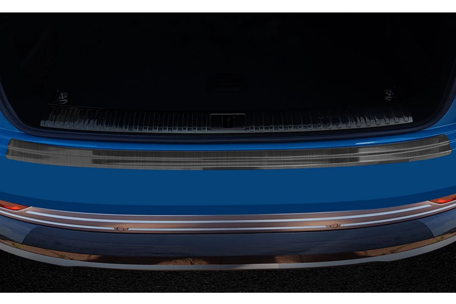 Rear Bumper Protector Audi E-tron (GE) 2018-2022 Stainless Steel Anthracite - Afbeelding 3