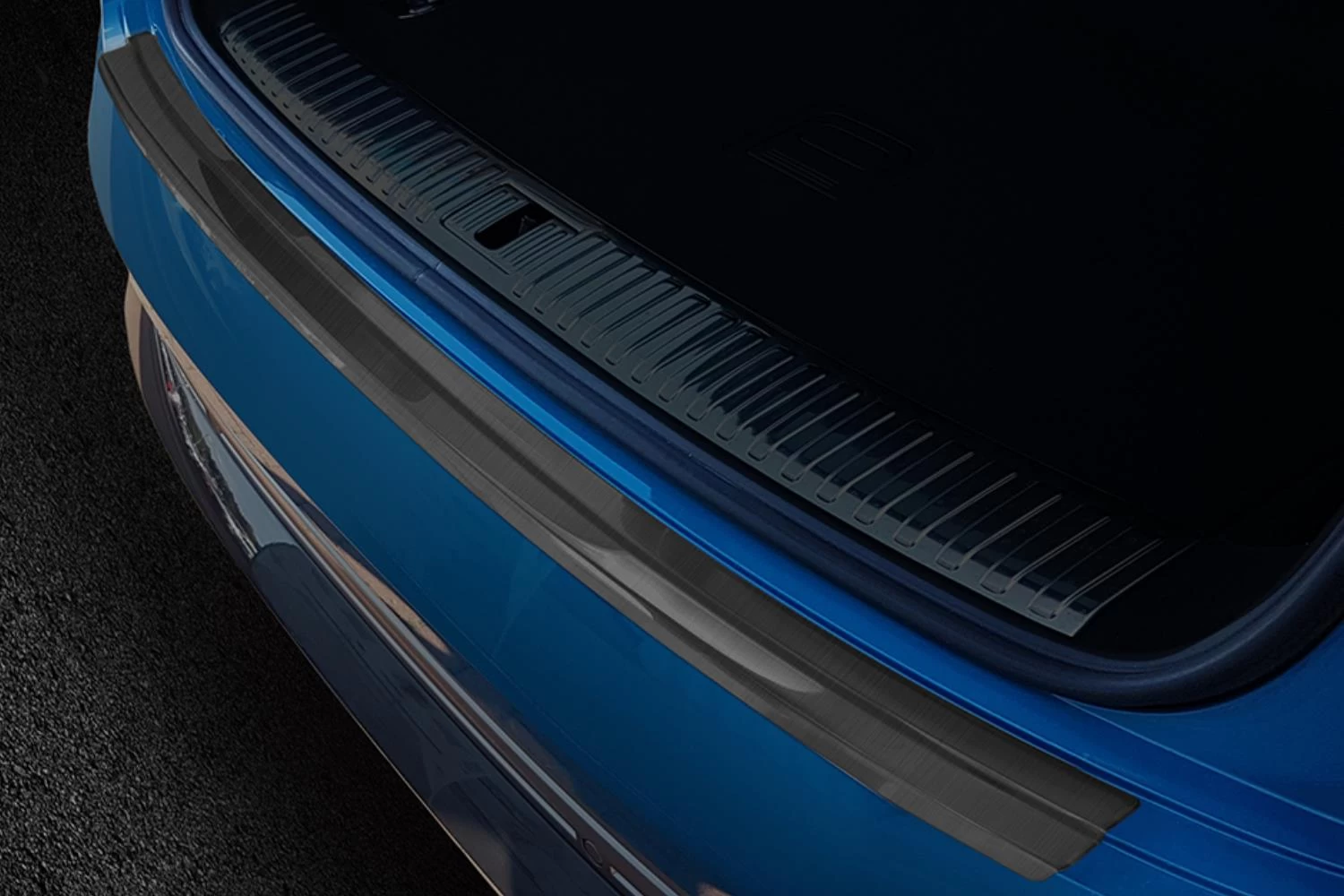 Rear Bumper Protector Audi E-tron (GE) 2018-2022 Stainless Steel Anthracite - Afbeelding 4