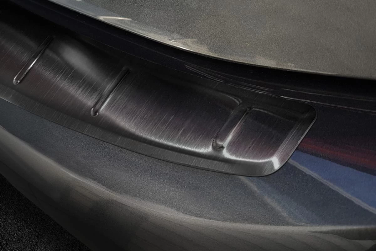 Rear Bumper Protector Audi A7 Sportback (4K) 2017-present Stainless Steel Anthracite - Afbeelding 3