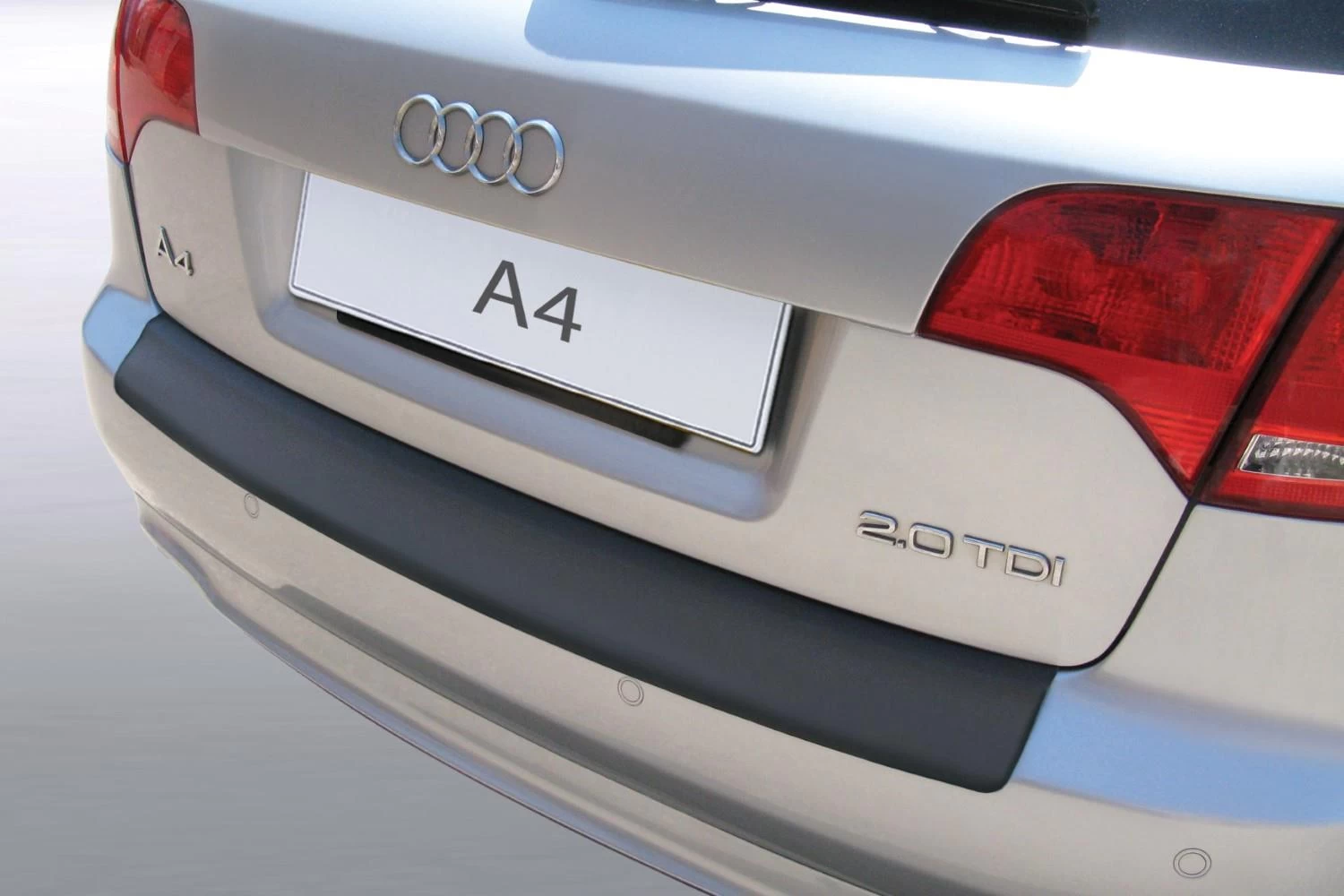 Rear Bumper Protector Audi A4 Avant (B7) 2004-2008 ABS - Matt Black