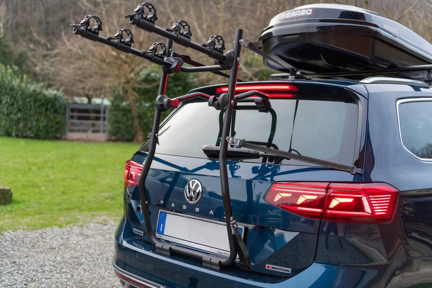 Bike Carrier For Tailgate Dacia Sandero Stepway I 2009-2012 Menabo Viper - Afbeelding 2