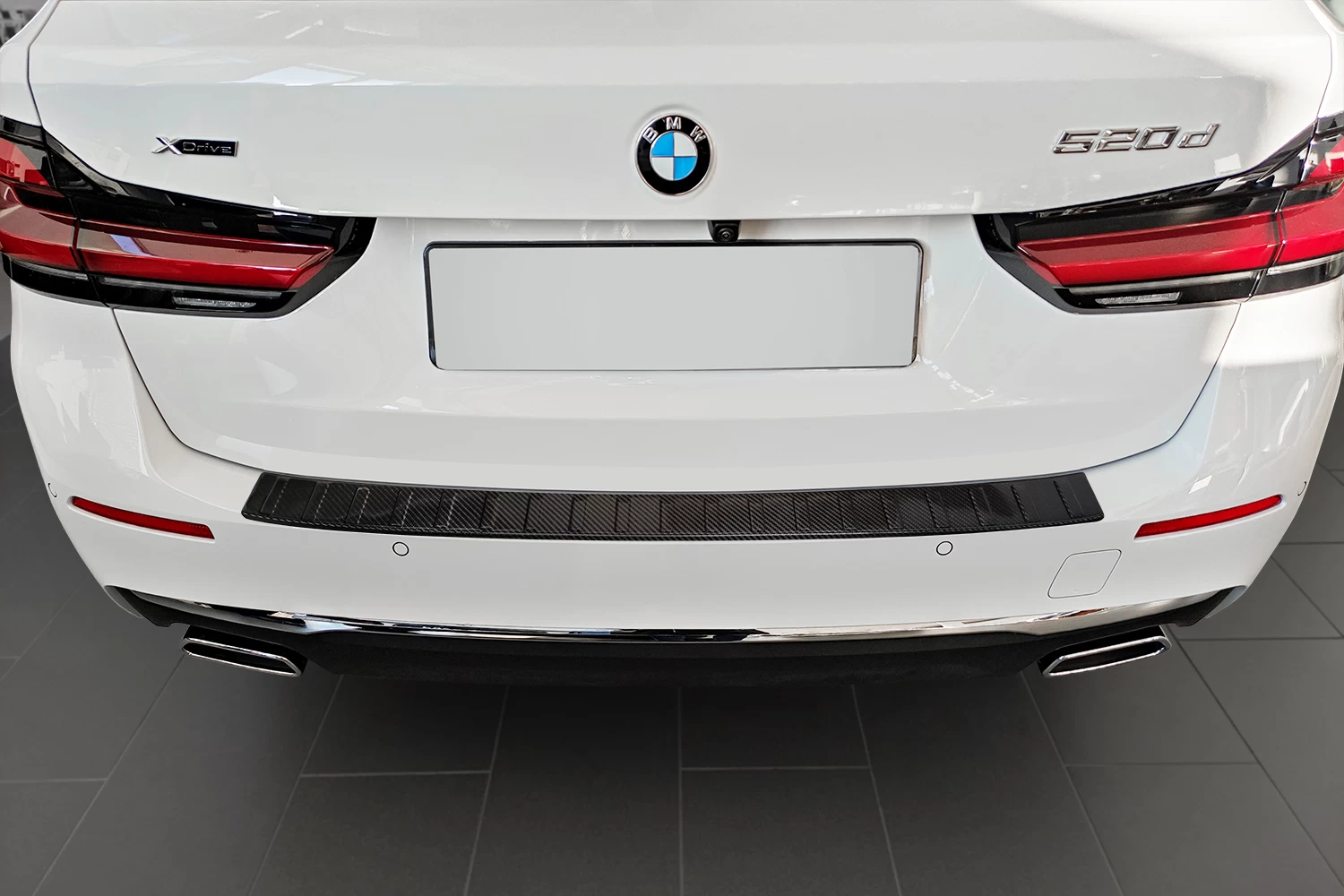 Rear Bumper Protector BMW 5 Series Touring (G31) 2020-present Wagon Carbon - Afbeelding 2