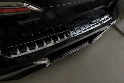 Rear Bumper Protector BMW 7 Series (G70) 2022-present 4-door Saloon Stainless Steel High Gloss Black