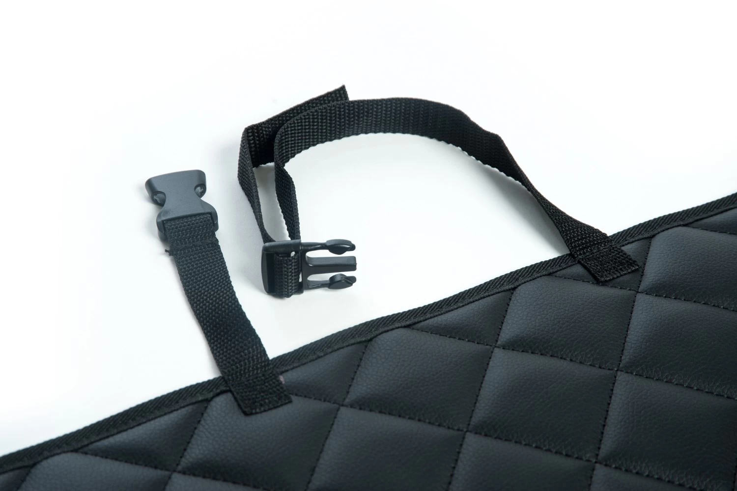 Boot Cover Porsche Cayenne II (92A) 2010-2017 Kleinmetall Starliner Deluxe - Black Stitching - Afbeelding 6