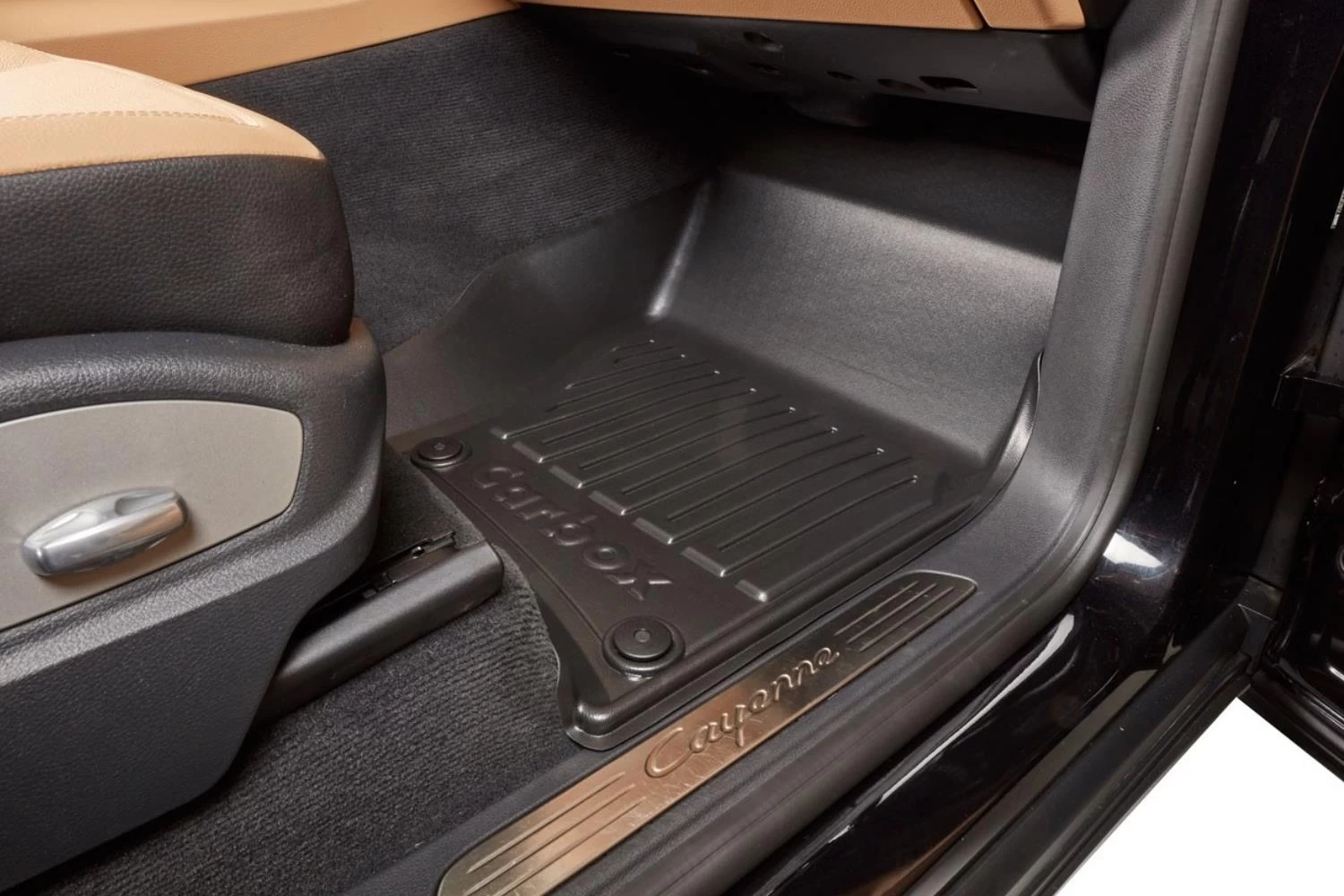 Car Mat Cupra Formentor 2020-present Carbox Floor Highline PE Rubber - Black - Front-right - Afbeelding 2