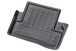 Car Mat Dacia Logan I MCV 2007-2012 Wagon Carbox Floor PE Rubber - Black - Rear-right