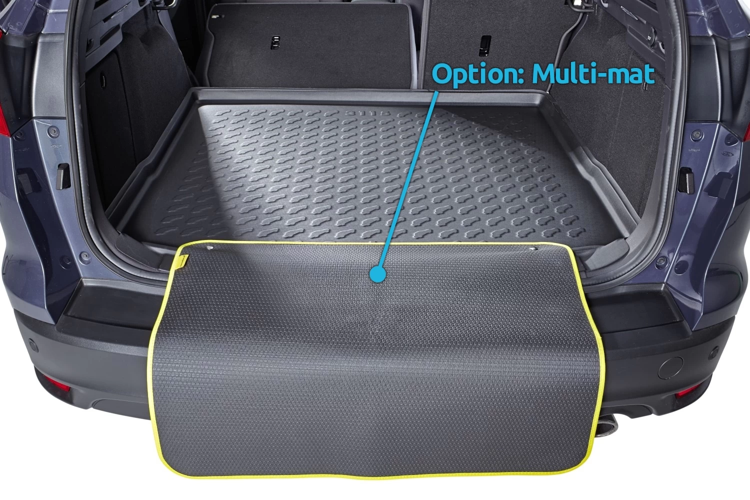 Boot Mat Audi Q5 (8R) 2008-2017 Carbox Form PE Rubber - Black - Afbeelding 3