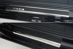 Door Sill Plates Alfa Romeo 159 Sportwagon 2006-2011 Wagon Stainless Steel - Carbon Foil