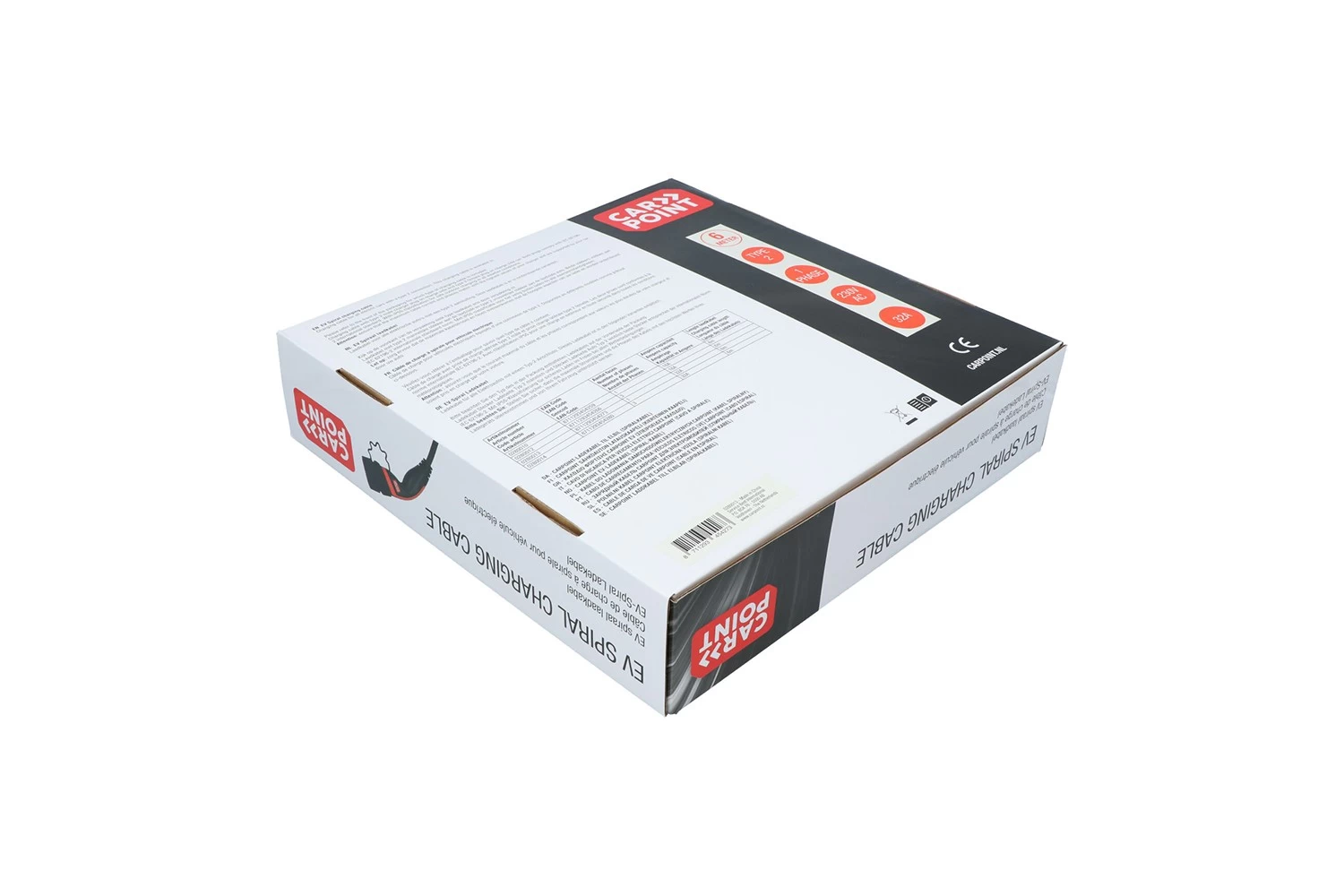 Charging Cable EV Spiral Type 2 1-phase 32A (7,4 KW) 6 Meters - Afbeelding 5