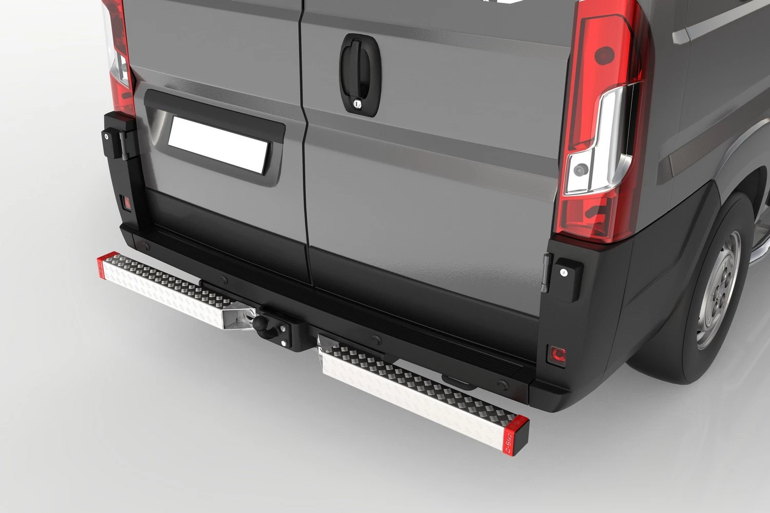 Rear Step Opel Movano B 2010-2021 Q-Step Steel-Step Double