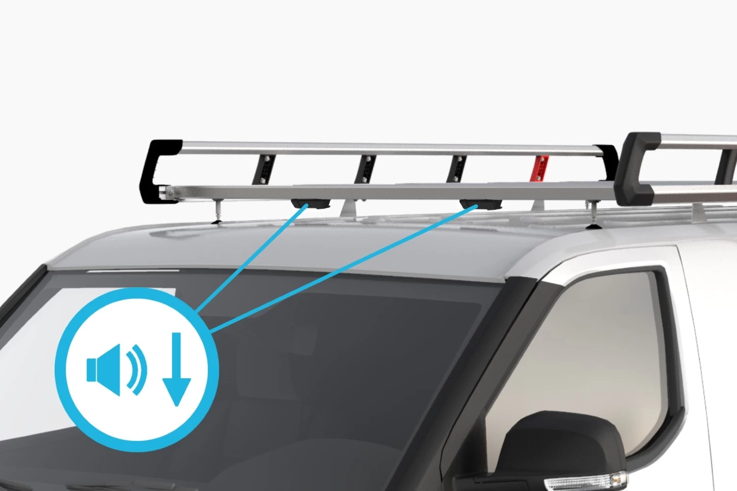 Roof Rack Renault Master III 2010-present Q-Top O19 Silver - Afbeelding 7