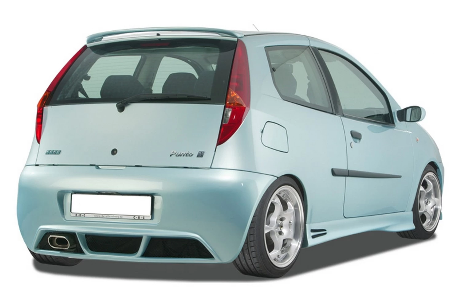 Roof Spoiler Fiat Punto II 1999-2010 3 & 5-door Hatchback - Afbeelding 3