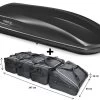 Roof Box Hapro Cruiser 10.8 Anthracite With Car-Bags.com Bag Set