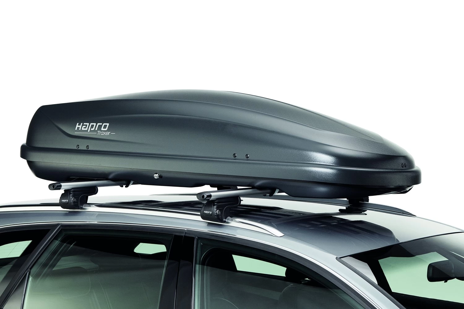 Roof Box Hapro Traxer 5.6 Anthracite With Car-Bags.com Bag Set - Afbeelding 4