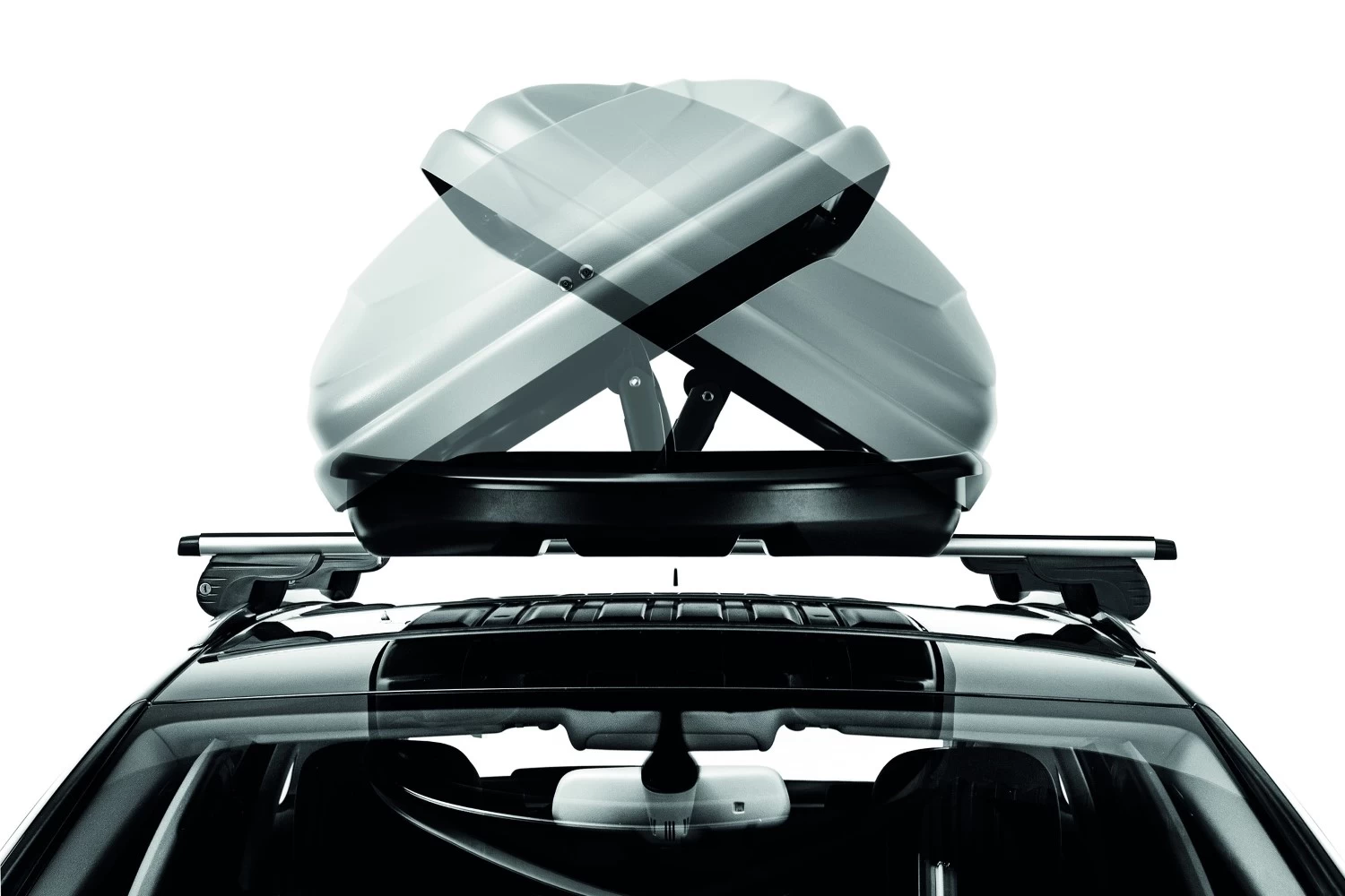 Roof Box Hapro Traxer 5.6 Anthracite With Car-Bags.com Bag Set - Afbeelding 5