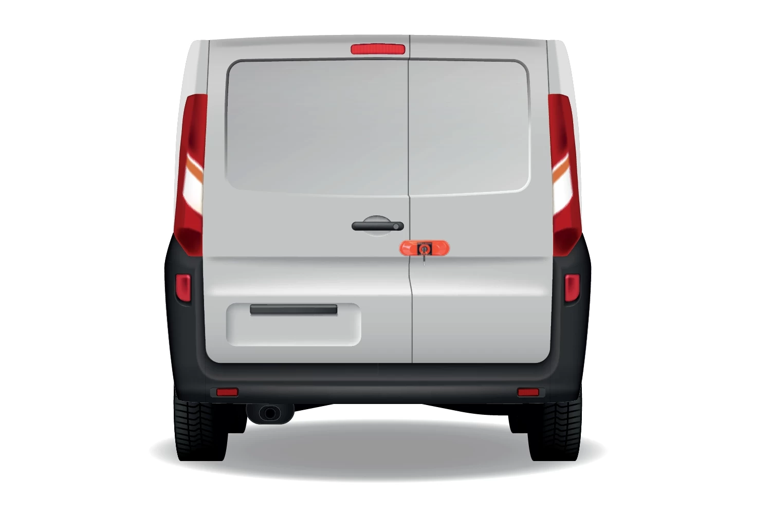 Van Security Lock Rear Doors Volkswagen Crafter I 2006-2017 Matador Bull-Lock Oval - Afbeelding 3