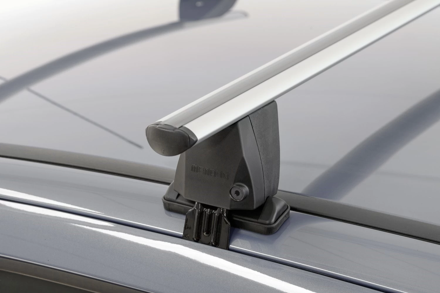 Roof Bars Alfa Romeo 147 2000-2010 3-door Hatchback Menabo Delta Silver - Afbeelding 2