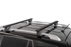 Roof Bars Alfa Romeo 156 Sportwagon - Crosswagon 2000-2007 Wagon Menabo Jackson Aero Black