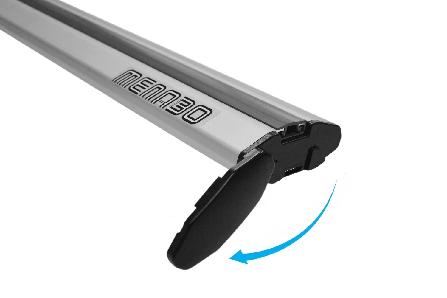 Roof Bars Alfa Romeo 156 Sportwagon - Crosswagon 2000-2007 Wagon Menabo Jackson Aero Silver - Afbeelding 4