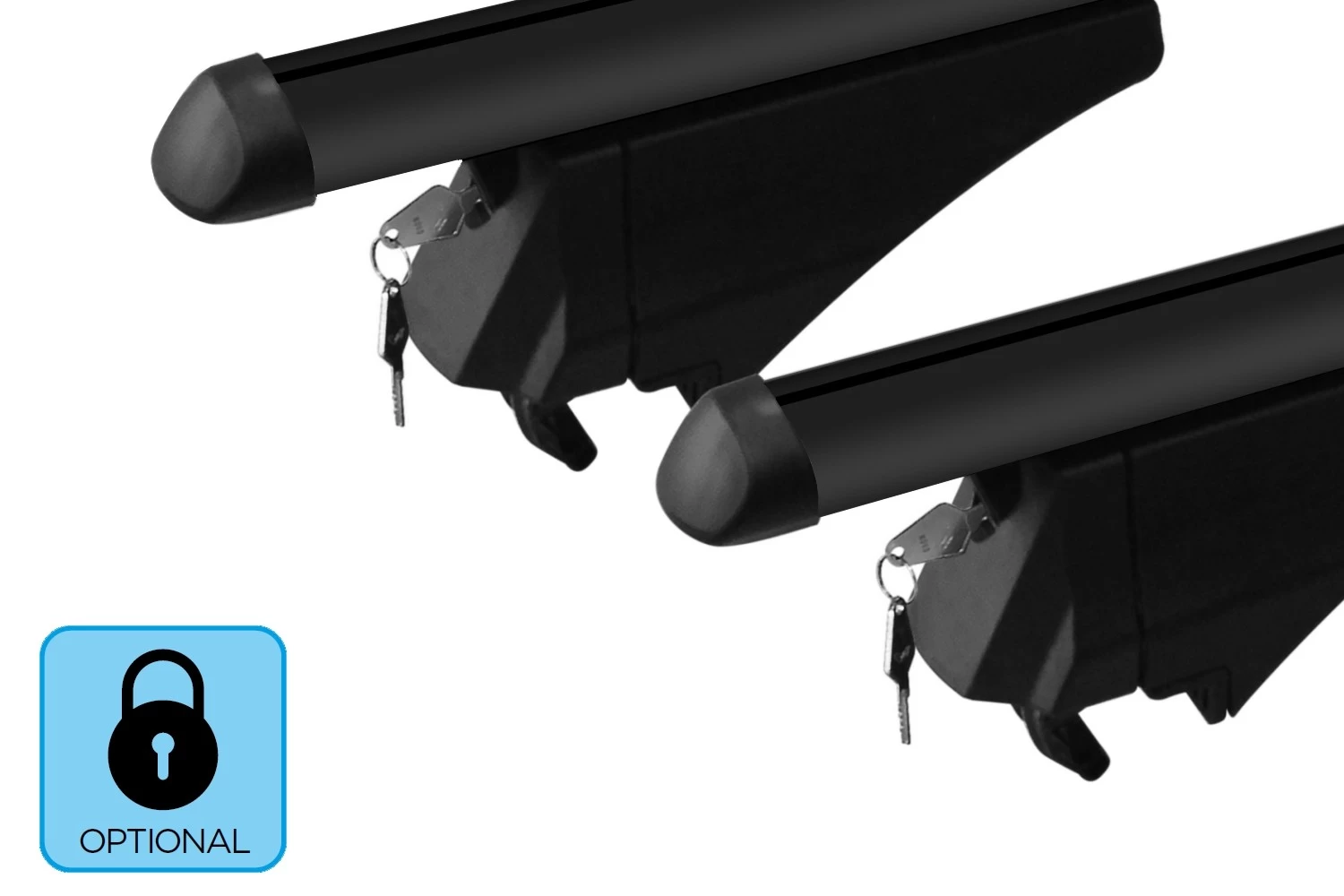 Roof Bars Aiways U5 2019-present Menabo Tiger Black - Afbeelding 3