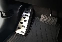 Foot Rest Trim Mitsubishi Outlander II 2007-2012 Stainless Steel