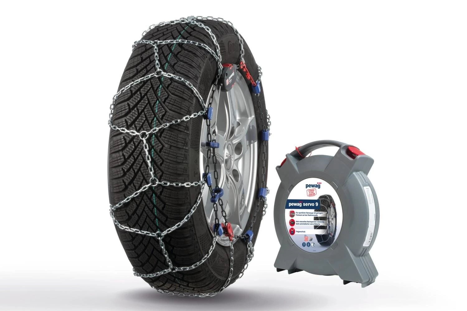 Snow Chains 205/65 R17,5 - Pewag Servo 9 RS9 76 Set 2 Pieces - Afbeelding 6