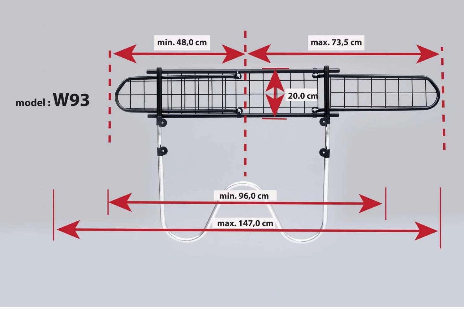 Dog Guard Alfa Romeo 147 2000-2010 3 & 5-door Hatchback Saunders W-Wire W93 - Afbeelding 7