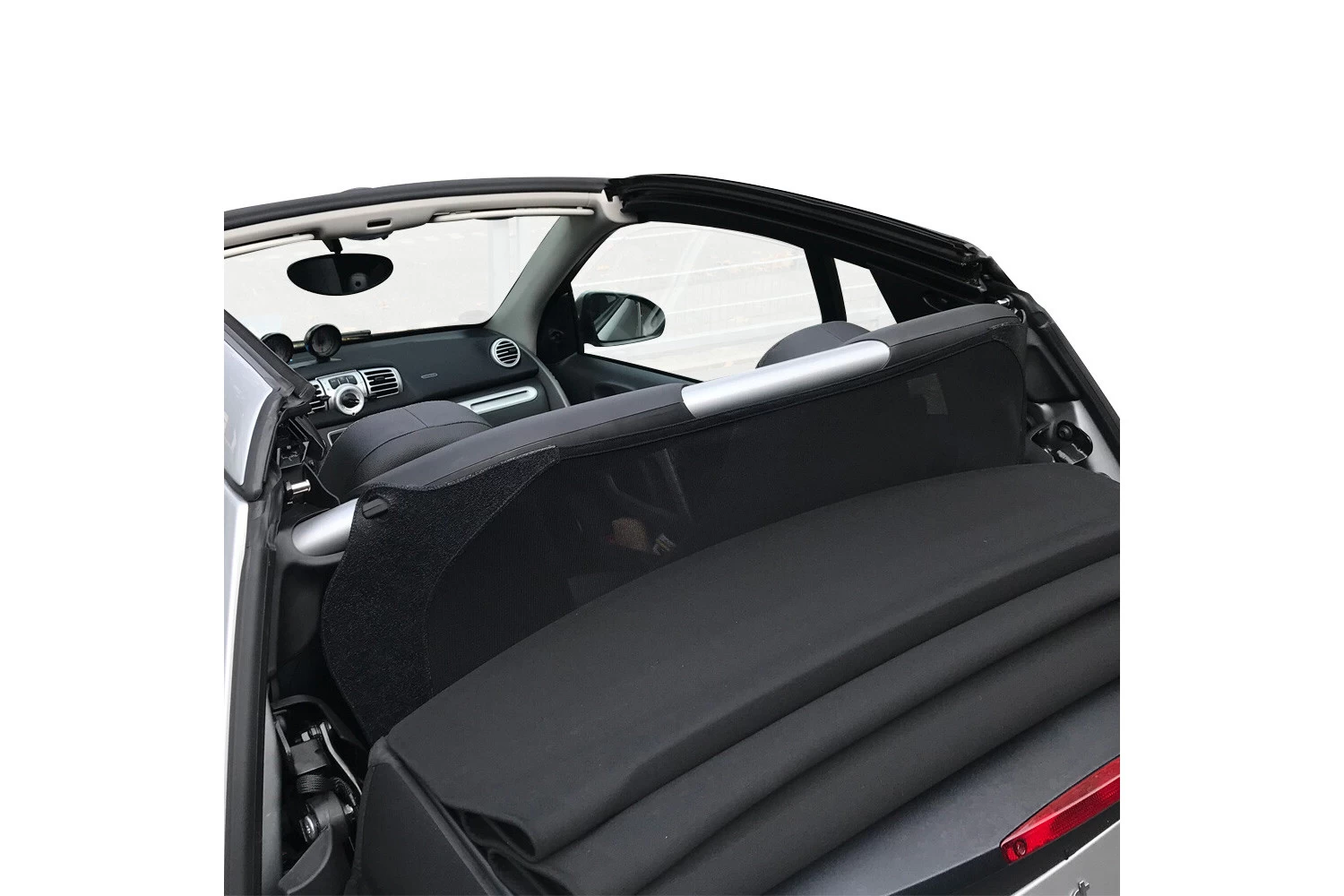 Wind Deflector Smart ForTwo Cabrio (A451) 2006-2014 Black - Afbeelding 4